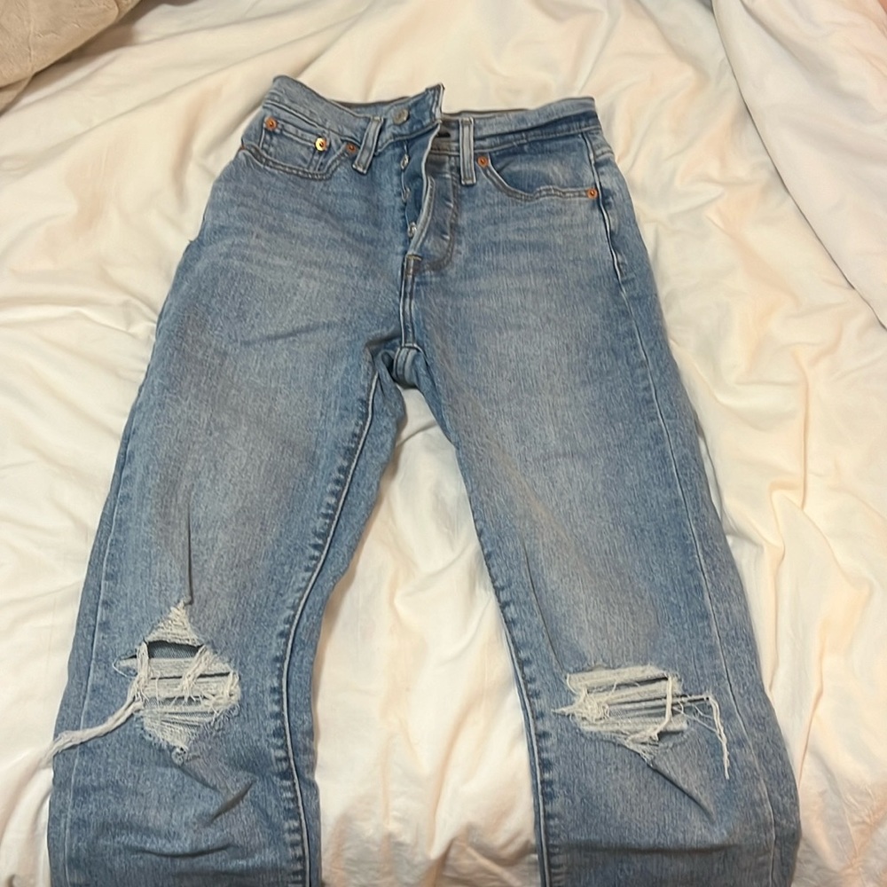 Wedgie Straight Levi Jeans